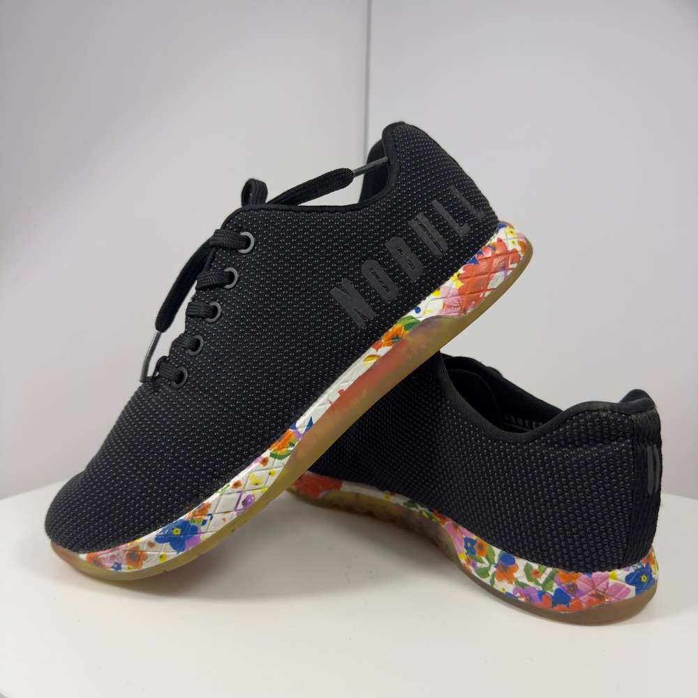 NOBULL Wild Flower SuperFabric Trainer Women Size 8.5 Crossfit Gym Shoes Mens 7